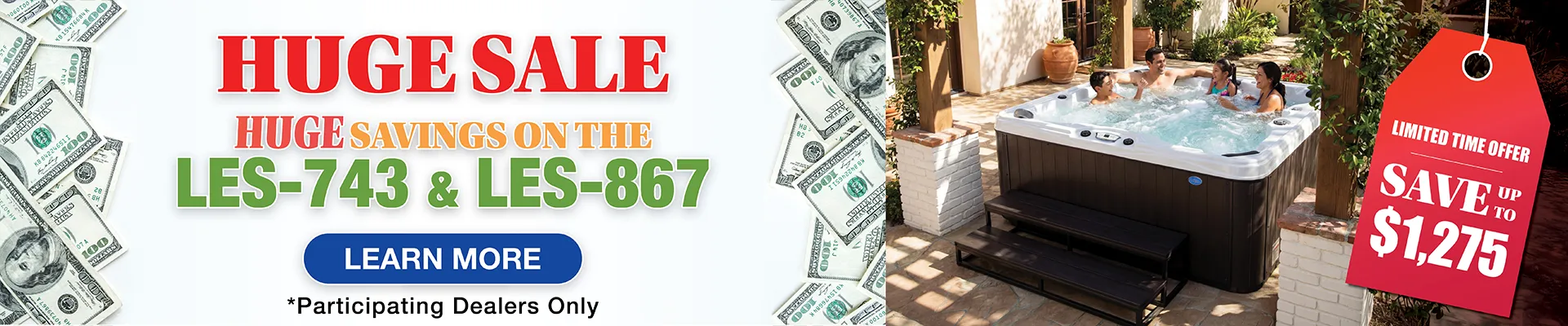 Calspas hot tub being used in a family setting - Yonkers